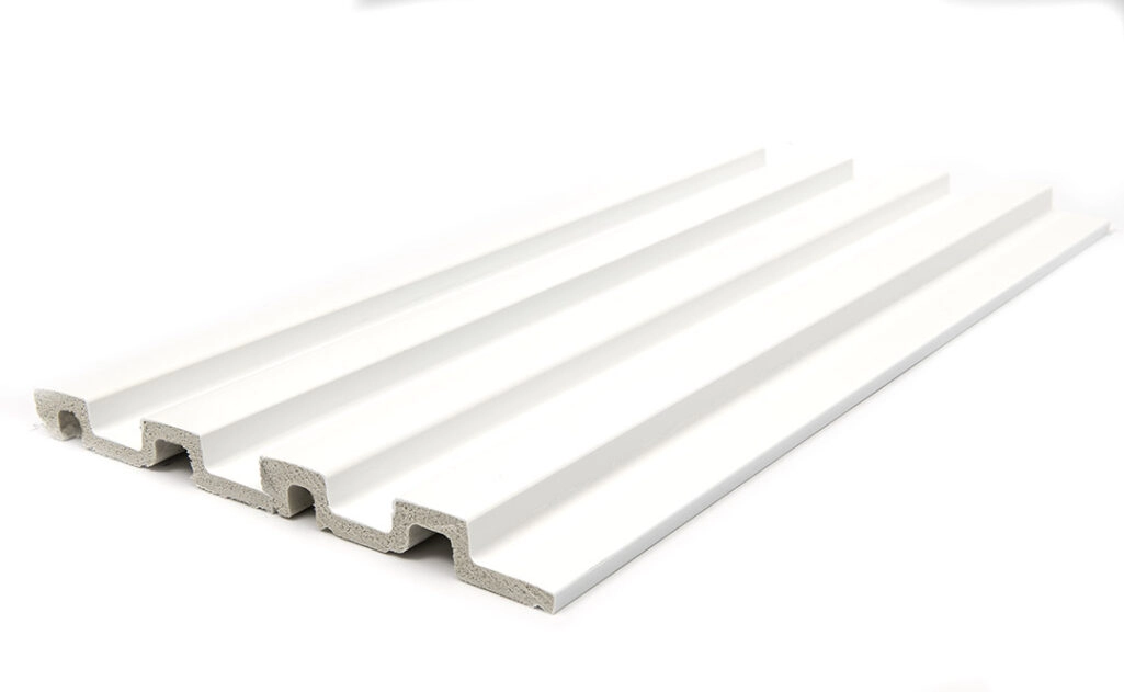 Διακοσμητικό panel τοίχου με 3D πηχακια 01 RESIDENCE πλατος 12.2cm x υψος 2.90m WHITE