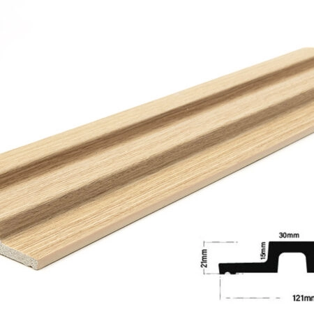 Διακοσμητικό panel τοίχου  με 3D πηχακια 04 RESIDENCE πλατος 12.2cm x υψος 2.90m WHITE OAK - Πανελ τοίχου με 3D πηχάκια Sticky 3