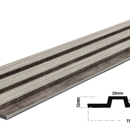 Διακοσμητικό panel τοίχου με 3D πηχακια 02/116 PIANO πλατος 12.2cm x υψος 2.90m GREY OAK/RUST - Πανελ τοίχου με 3D πηχάκια Sticky 3