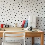 Αυτοκόλλητη Ταπετσαρία τοίχου BLACK DOTS