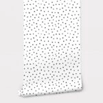Αυτοκόλλητη Ταπετσαρία τοίχου BLACK DOTS