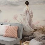 Αυτοκόλλητη Ταπετσαρία τοίχου CHINESE GARDEN LANDSCAPES