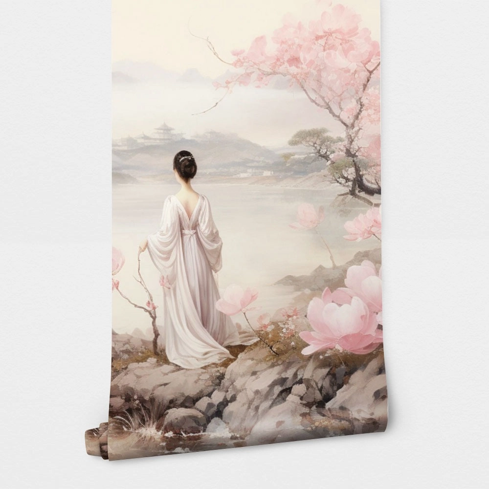 Αυτοκόλλητη Ταπετσαρία τοίχου CHINESE GARDEN LANDSCAPES