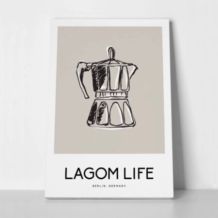 Πινακας σε καμβά COFFEE MAKER - Food and Drink Sticky 1
