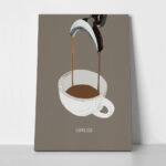 Πινακας σε καμβά ESPRESSO