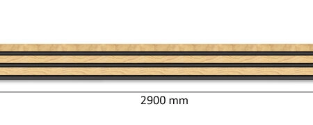 Διακοσμητικό panel τοίχου με 3D πηχακια F4 PIANO πλατος 12.2cm x υψος 2.90m NAT.OAK/BLACK - Πανελ τοίχου με 3D πηχάκια Sticky 8
