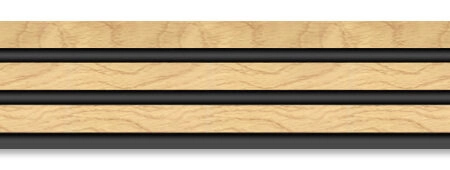 Διακοσμητικό panel τοίχου με 3D πηχακια F4 PIANO πλατος 12.2cm x υψος 2.90m NAT.OAK/BLACK - Πανελ τοίχου με 3D πηχάκια Sticky 9