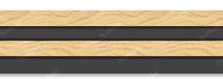 Διακοσμητικό panel τοίχου με 3D πηχακια F4 RESIDENCE πλατος 12.2cm x υψος 2.90m NAT.OAK/BLACK - Πανελ τοίχου με 3D πηχάκια Sticky 6