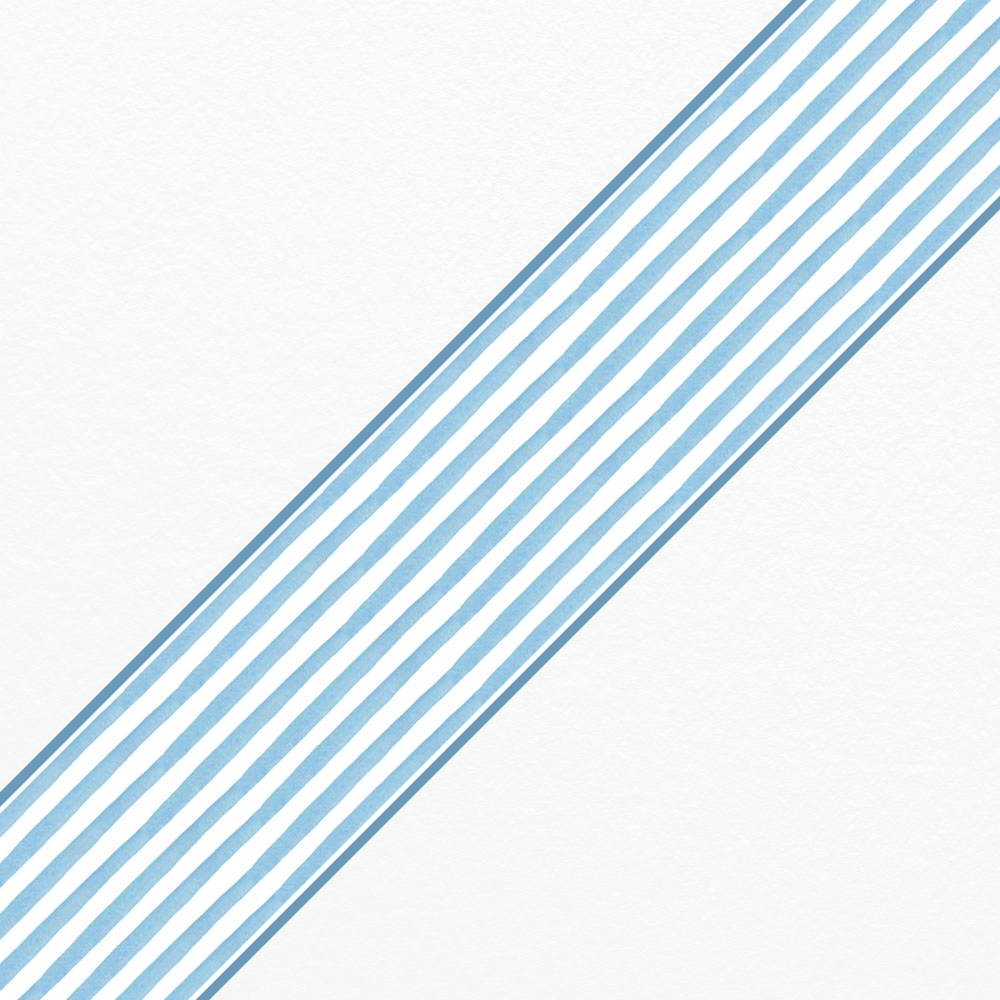 Μπορντούρα τοίχου HAND DRAWN BLUE STRIPES