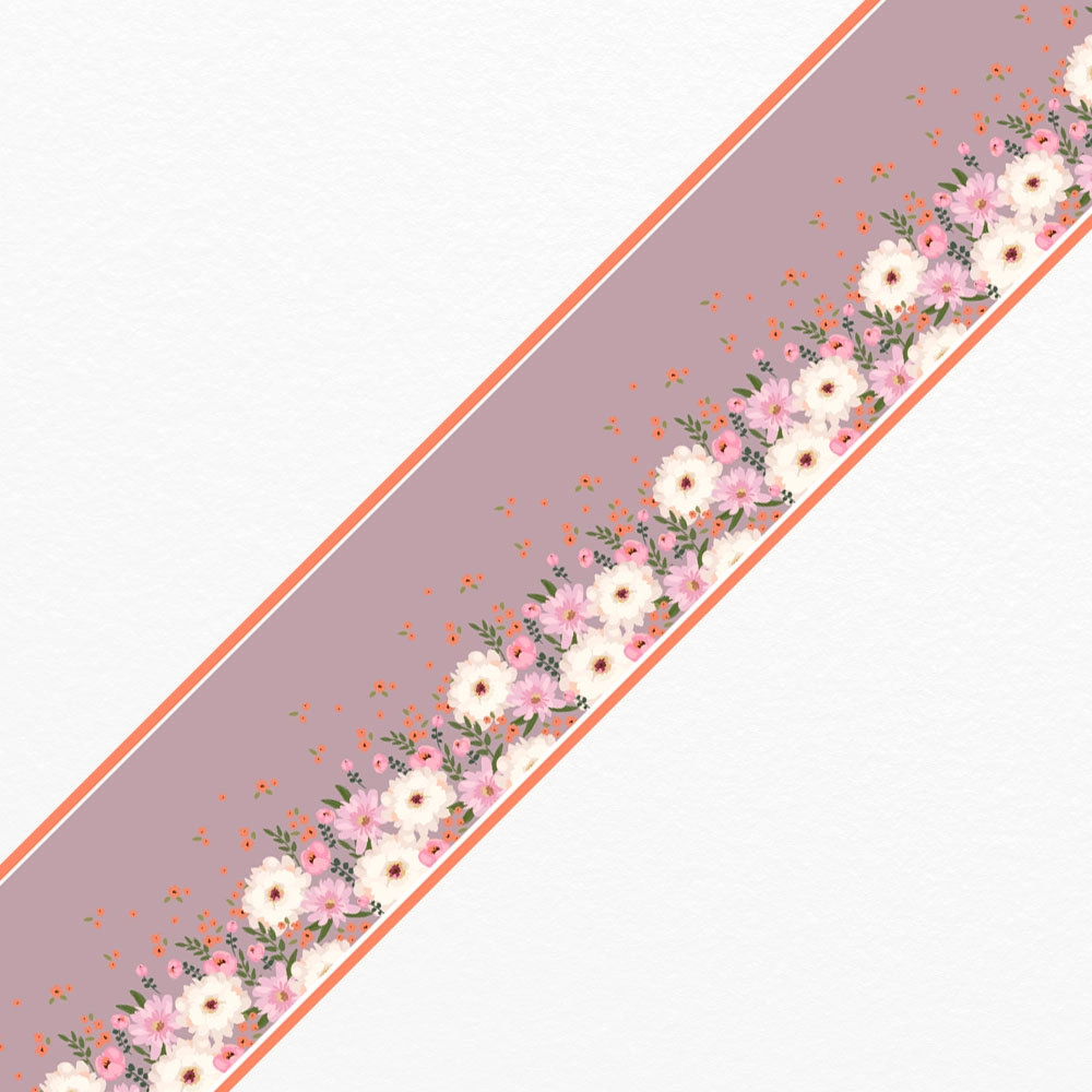 Μπορντούρα τοίχου HAND DRAWN FLORAL 3