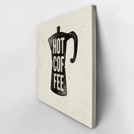 Πίνακας Τετράγωνος HOT COFFEE - Food and Drink Sticky 3