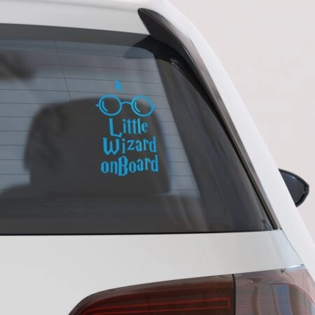 Αυτοκολλητο Αυτοκινητου LITTLE WIZARD ON BOARD