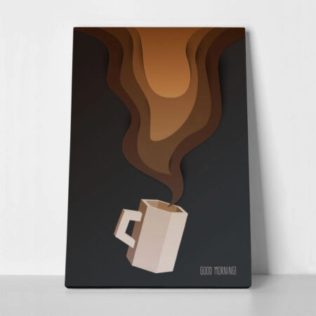 Πινακας σε καμβά MINIMALISTIC COFFEE - Food and Drink Sticky 1
