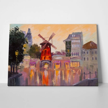 Πινακας σε καμβά MOULIN ROUGE PAINTING - Παρισι Sticky 1
