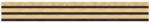 Διακοσμητικό panel τοίχου με 3D πηχακια F4 PIANO πλατος 12.2cm x υψος 2.90m NAT.OAK/BLACK