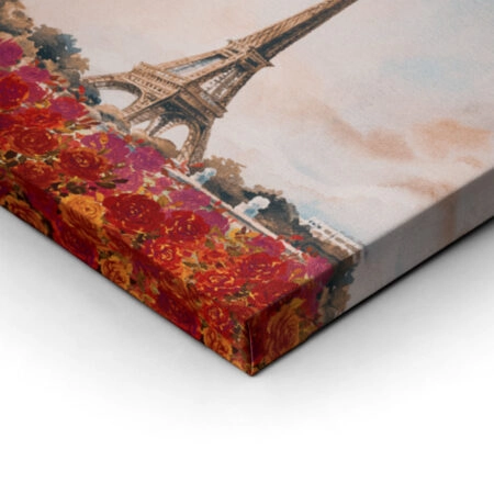 Πινακας σε καμβά PARIS EIFFEL LANDSCAPE PAINTING - Παρισι Sticky 2