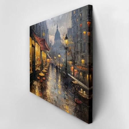 Πινακας σε καμβά PARISIAN CAFE PAINTING - Εργα Τεχνης Sticky 9