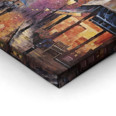 Πινακας σε καμβά ROMANTIC PARIS PAINTING - Παρισι Sticky 2