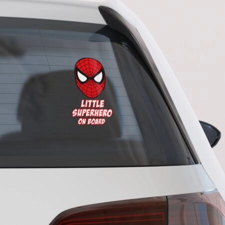 Αυτοκολλητο Αυτοκινητου SUPERHERO ON BOARD - Αυτοκόλλητα Baby on board