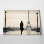 Πινακας σε καμβά WOMAN IN PARIS