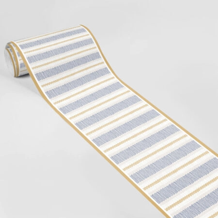 Μπορντούρα τοίχου YELLOW AND BLUE STRIPES