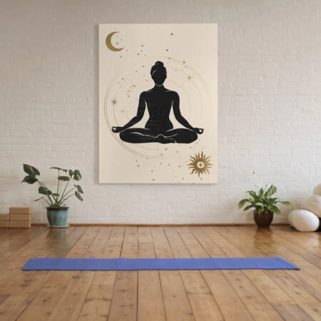 Πινακας σε καμβά YOGA ASTROLOGY - Πορτραιτα και Φιγουρες