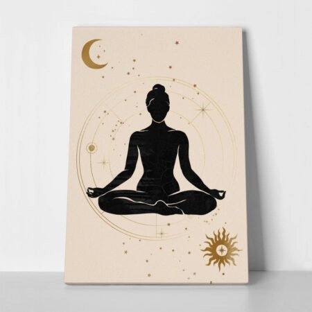 Πινακας σε καμβά YOGA ASTROLOGY - Πορτραιτα και Φιγουρες Sticky 1