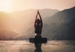 Πινακας σε καμβά YOGA MOUNTAIN PEAK