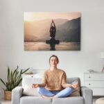 Πινακας σε καμβά YOGA MOUNTAIN PEAK