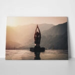 Πινακας σε καμβά YOGA MOUNTAIN PEAK