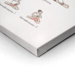 Πινακας σε καμβά YOGA POSES LEVEL 2