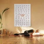 Πινακας σε καμβά YOGA POSES LEVEL 3
