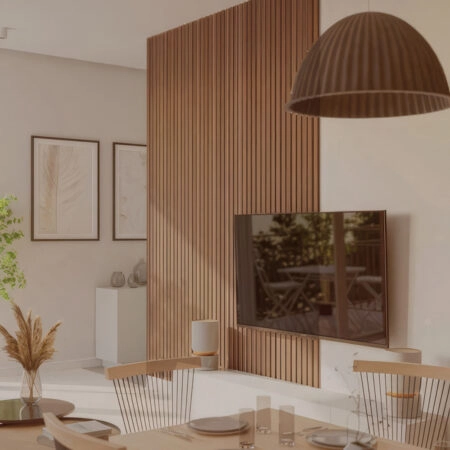 Διακοσμητικό panel τοίχου με 3D πηχακια 07 RESIDENCE πλατος 12.2cm x υψος 2.90m CLASSIC OAK - Πανελ τοίχου με 3D πηχάκια