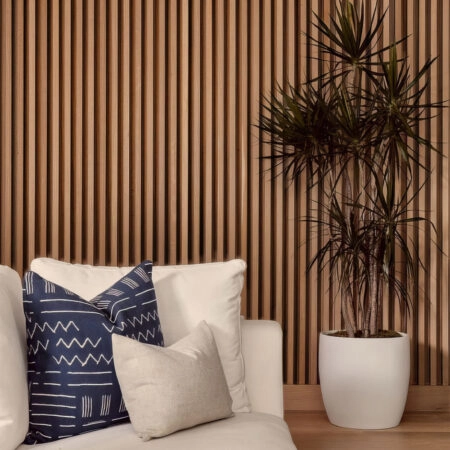 Διακοσμητικό panel τοίχου  με 3D πηχακια 14 RESIDENCE πλατος 12.2cm x υψος 2.90m GOLDEN/BROWN OAK - Πανελ τοίχου με 3D πηχάκια