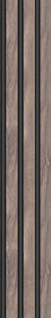 Διακοσμητικό panel τοίχου με 3D πηχακια 00 PIANO πλατος 12.2cm x υψος 2.90m WALNUT/DARK GREY - Πανελ τοίχου με 3D πηχάκια Sticky 8