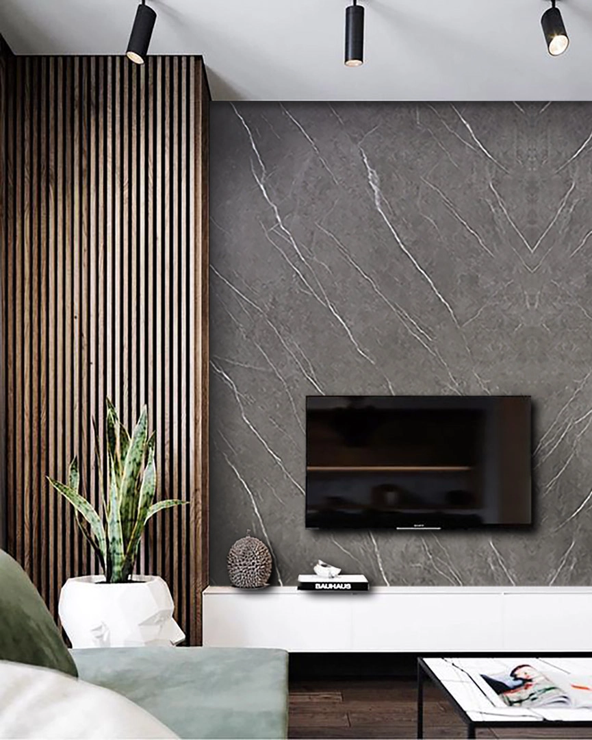 PVC Panel τοιχου 122cm x 280cm x 2,8mm PIETRA GREY 211