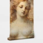 Αυτοκόλλητη Ταπετσαρία τοίχου RENAISSANCE GIRL FRESCO PAINTING 2