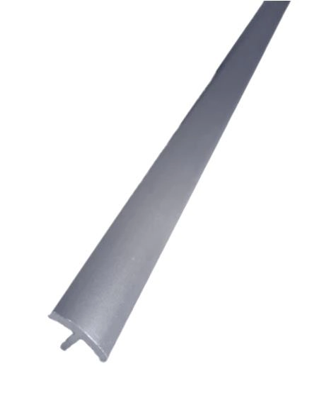 ΠΡΟΦΙΛ ΑΛΟΥΜΙΝΙΟΥ Τ ΕΝΩΣΗΣ Ν02 10mm ΓΙΑ PVC Panel τοιχου