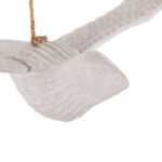 HANGING WALL DECORATION SEAGULL HM4301 ALBASIA WOOD IN WHITEWASH 65x40x16-96H cm