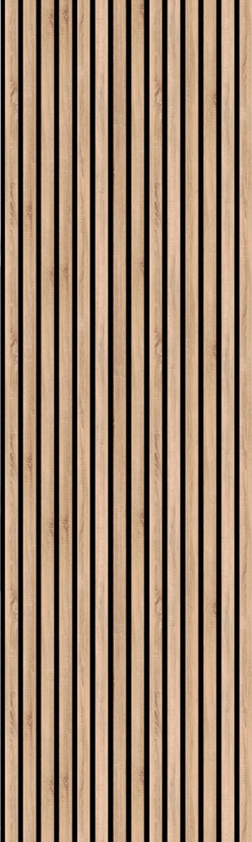 Διακοσμητικό Panel τοίχου με 3D πηχάκια ACOUSTIC 1050 SONOMA OAK Πλάτος 60cm - υψος 278cm - Πάχος 9mm