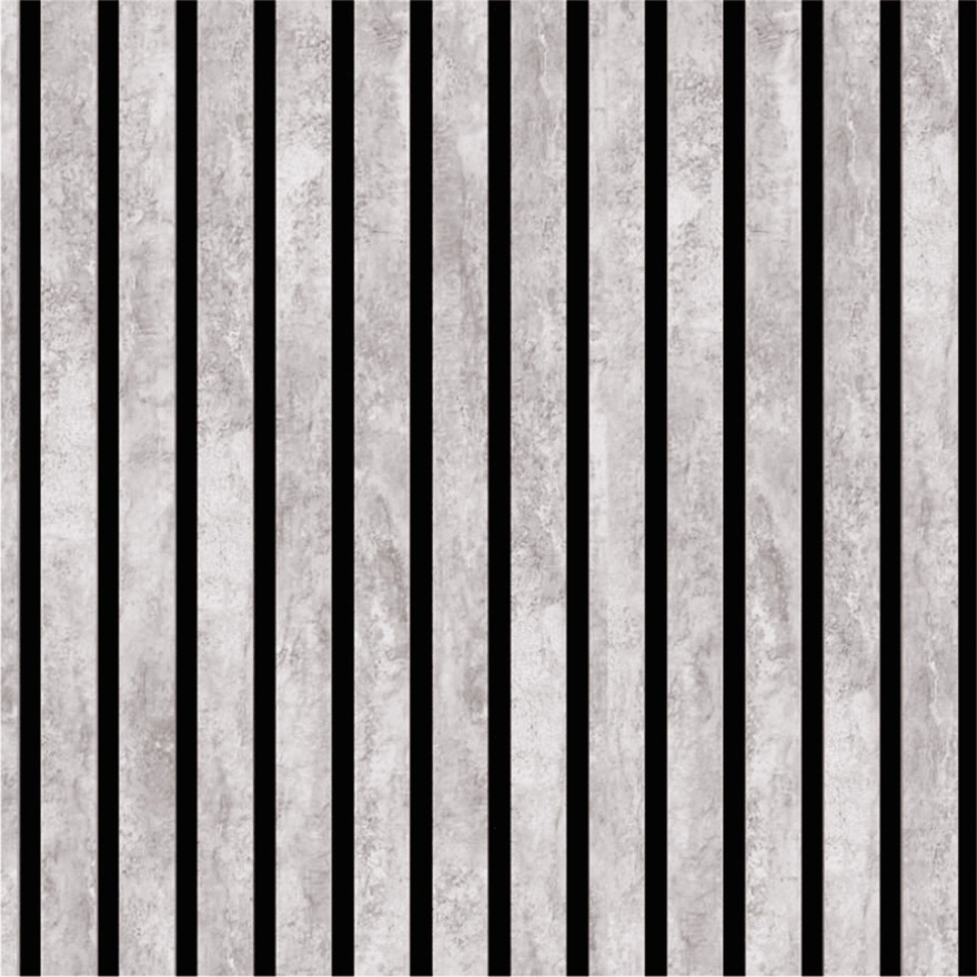 Διακοσμητικό Panel τοίχου με 3D πηχάκια ACOUSTIC 4070 CHICAGO CONCRETE Πλάτος 60cm - υψος 278cm - Πάχος 9mm
