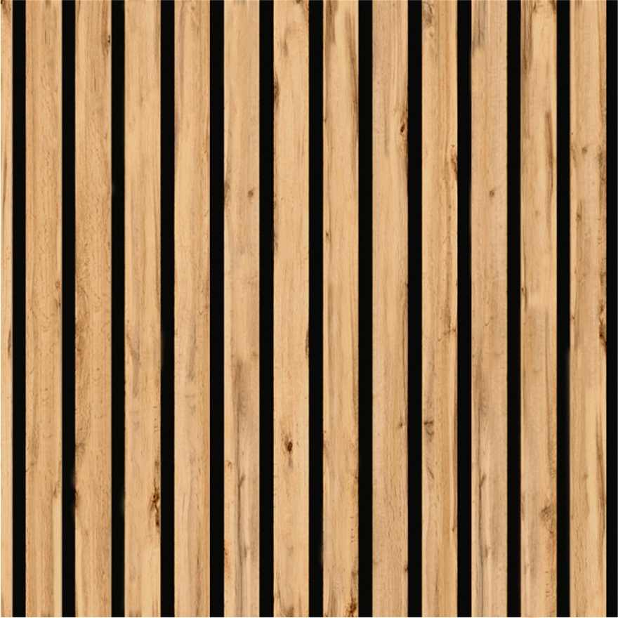 Διακοσμητικό Panel τοίχου με 3D πηχάκια ACOUSTIC 8090 PECAN Πλάτος 60cm - υψος 278cm - Πάχος 9mm
