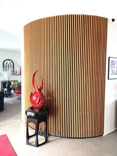 Διακοσμητικό Panel τοίχου με 3D πηχάκια ACOUSTIC 8090 PECAN Πλάτος 60cm - υψος 278cm - Πάχος 9mm