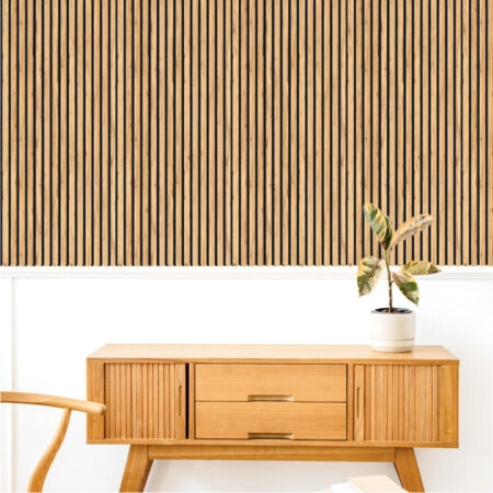 Διακοσμητικό Panel τοίχου με 3D πηχάκια ACOUSTIC 6880 PECAN Πλάτος 60cm - υψος 278cm - Πάχος 20mm