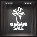 Αυτοκoλλητο Eκπτωσεων PALM SALES