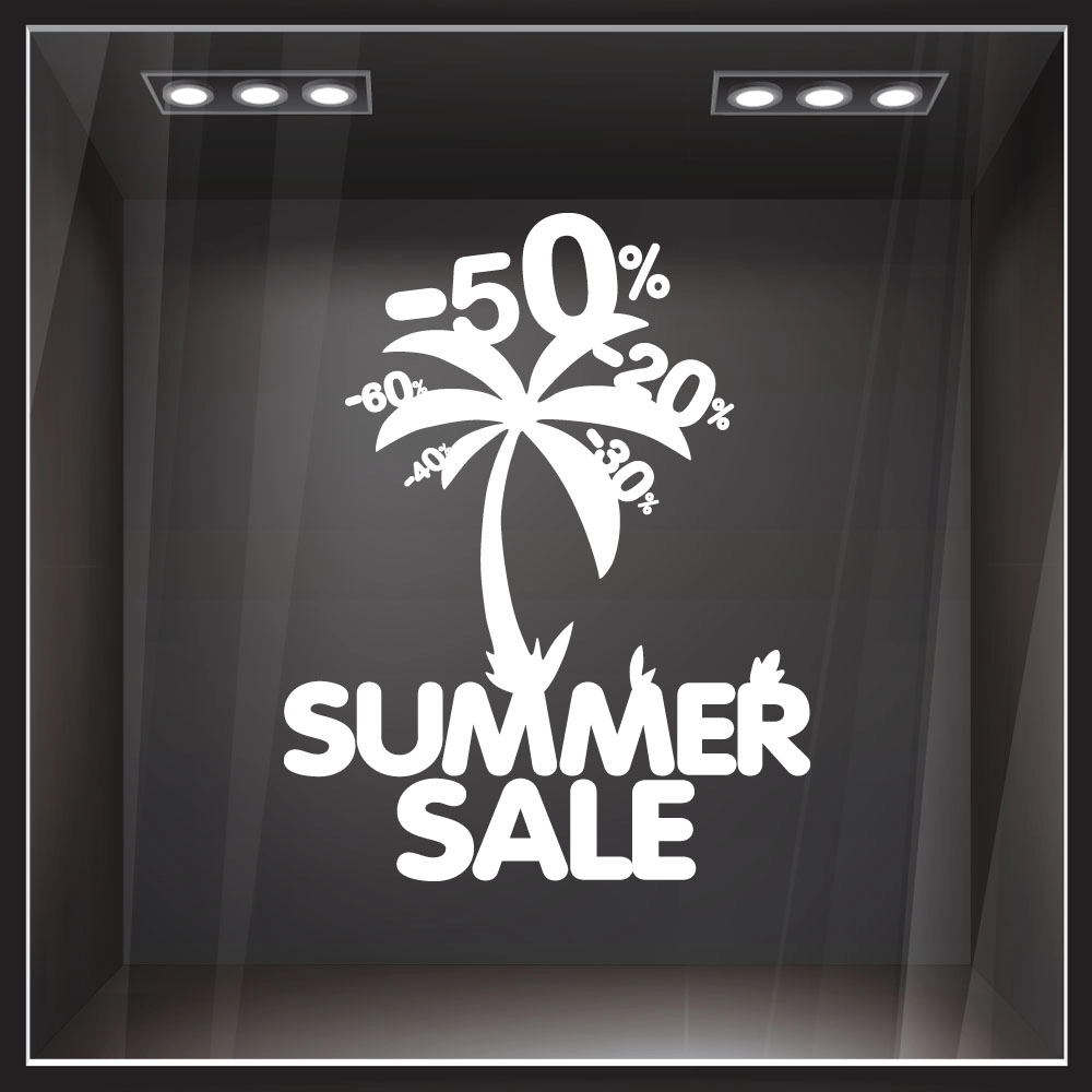 Αυτοκoλλητο Eκπτωσεων PALM SALES