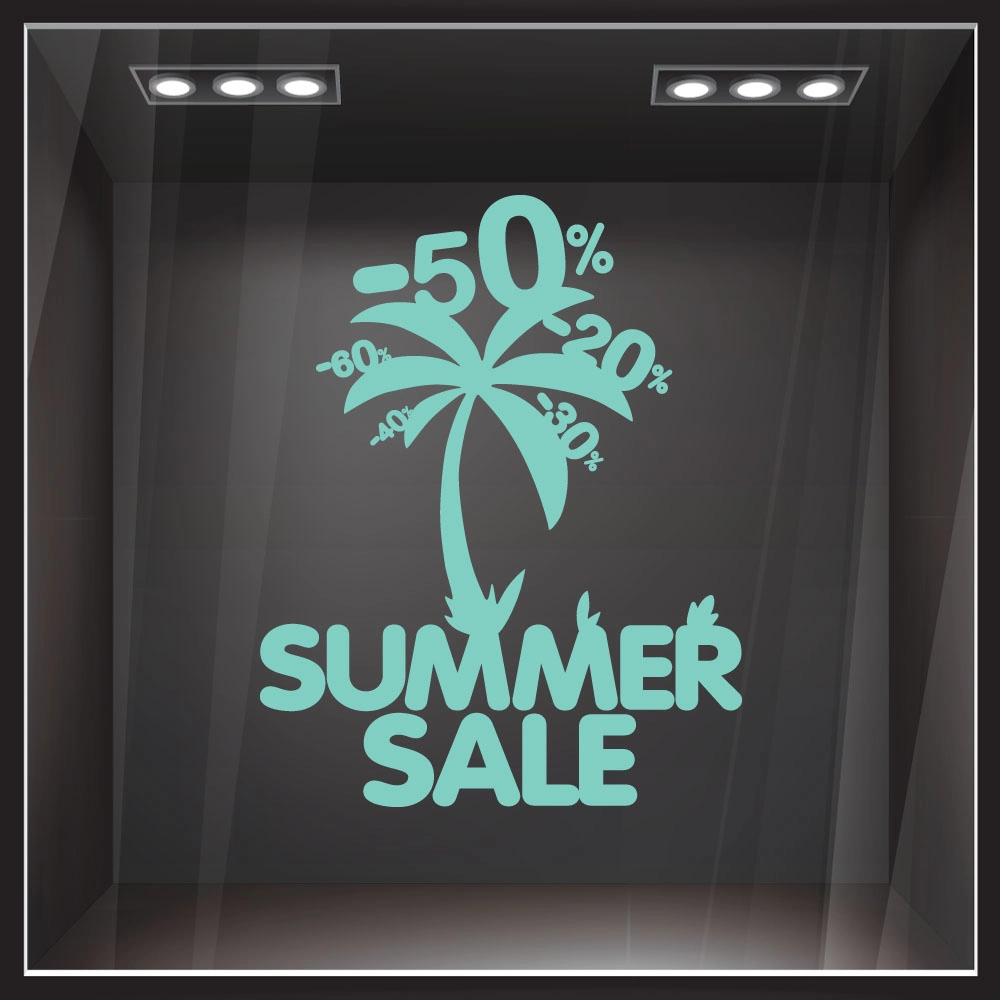 Αυτοκoλλητο Eκπτωσεων PALM SALES