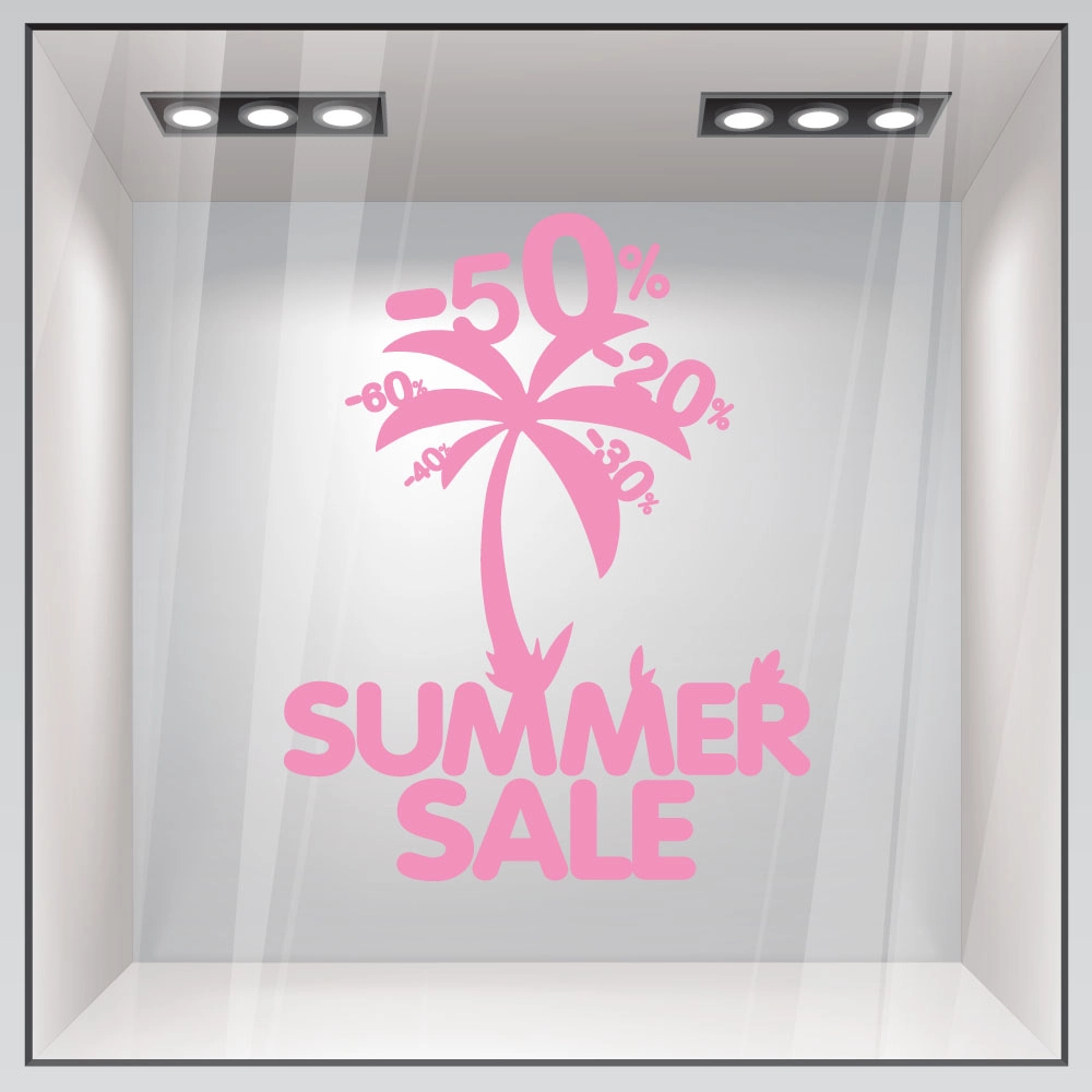Αυτοκoλλητο Eκπτωσεων PALM SALES
