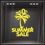 Αυτοκoλλητο Eκπτωσεων PALM SALES