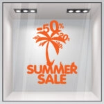 Αυτοκoλλητο Eκπτωσεων PALM SALES